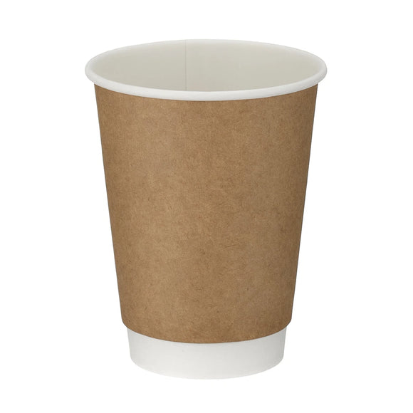 12oz Kraft Double Wall Paper Cup (20x25)