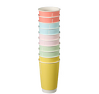 16oz Confetti Mixed Colour Double Wall Hot Cup (x500)