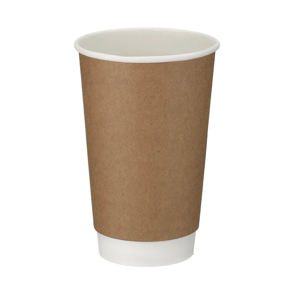 16oz Kraft Double Wall Paper Cup (20x25)
