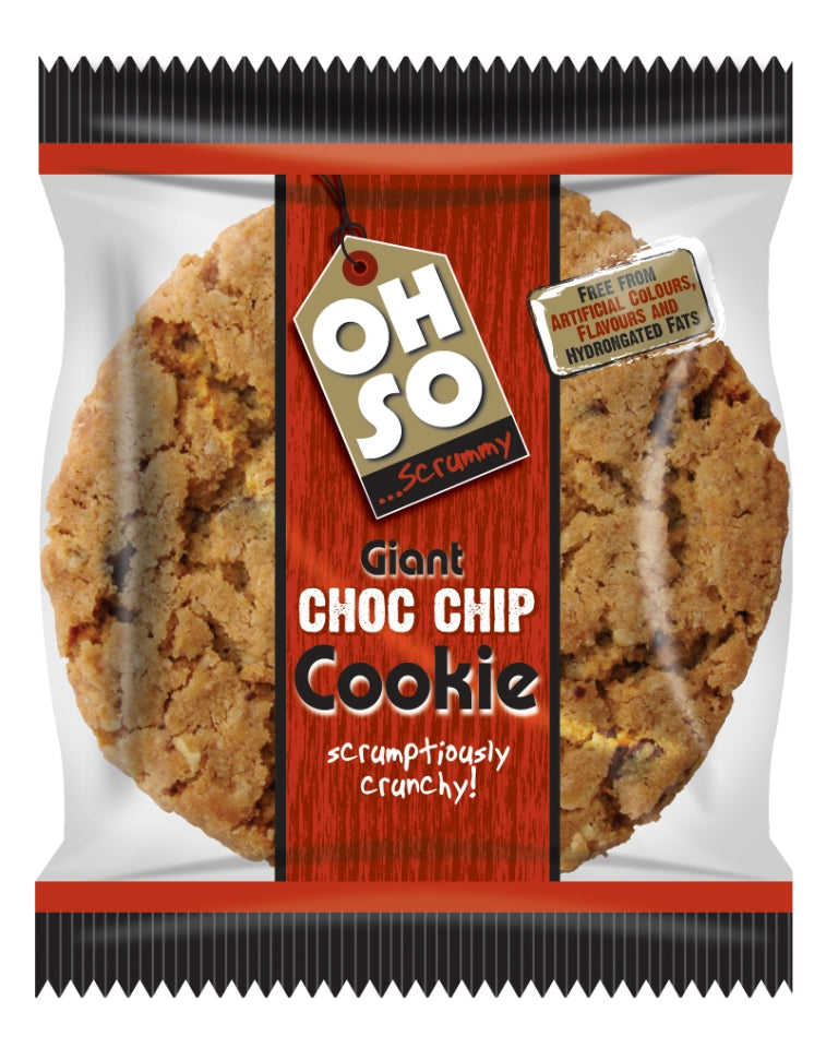Oh So Scrummy Chocolate Chip Giant Cookie (x18)