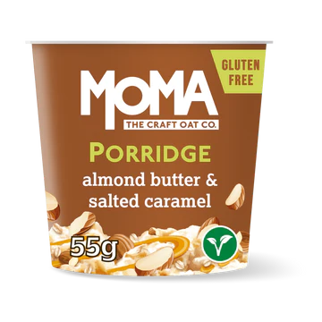 MOMA Almond & Caramel Porridge Pot (12x55g)