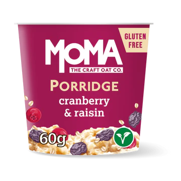 MOMA Cranberry & Raisin Porridge Pot (12x70g)