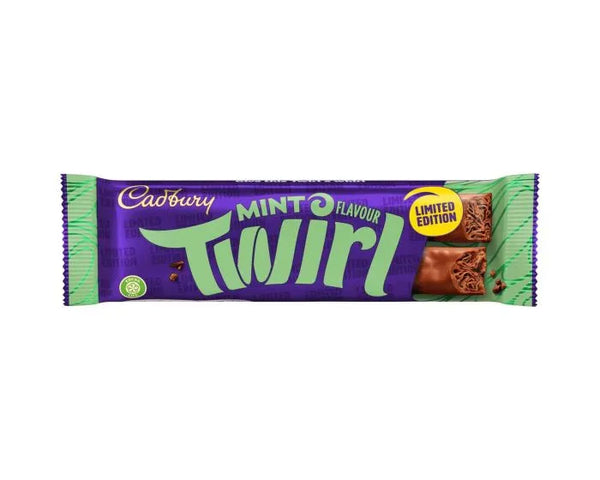 Cadbury Twirl Mint Chocolate Bar (48x43g)