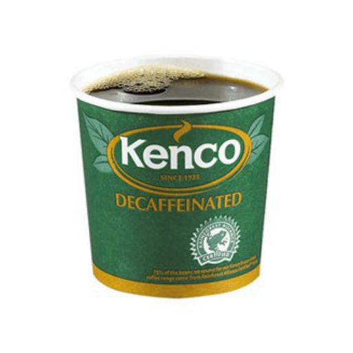 76mm InCup - Kenco Decaff Coffee White - 375 cups (15x25)