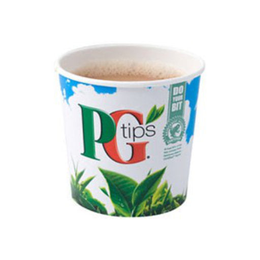 76mm InCup - PG Tips Tea White - 375 cups (15x25)
