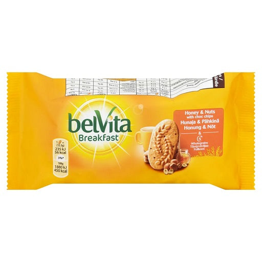 Belvita Honey Nut & Chocolate Chip Cookies (20x50g)
