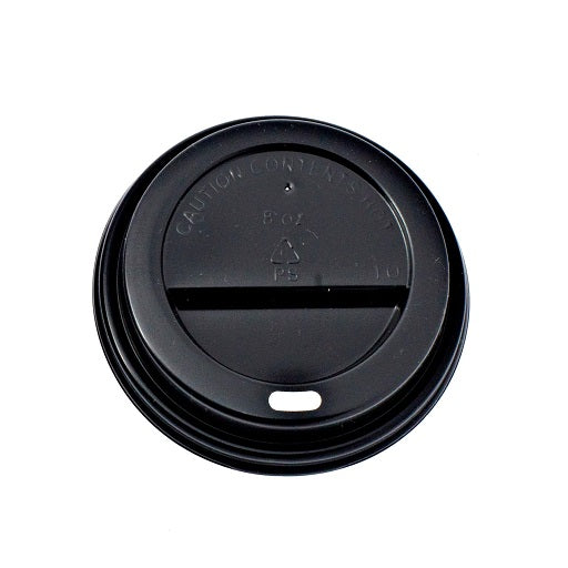 Hot Sip Lid Black - (x1000) - HSL90