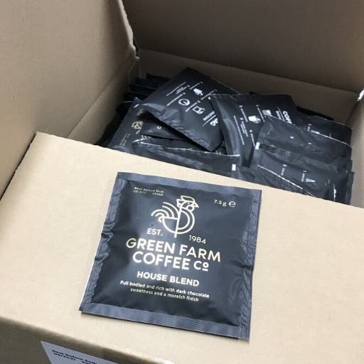 Green Farm Coffee - House Blend Coffee Bags - Individually Wrapped