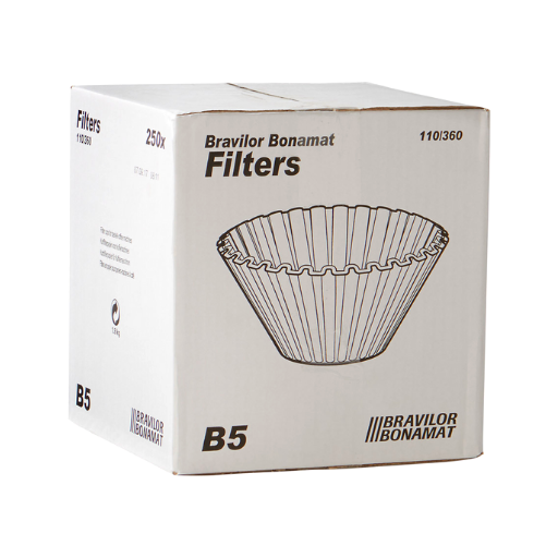 Bravilor B5 Bulk Brew Filter Paper Cups 250x
