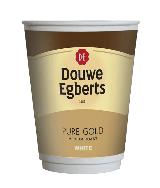 12oz FreshSeal Cup - Douwe Egberts White Coffee - 150 cups (15x10)