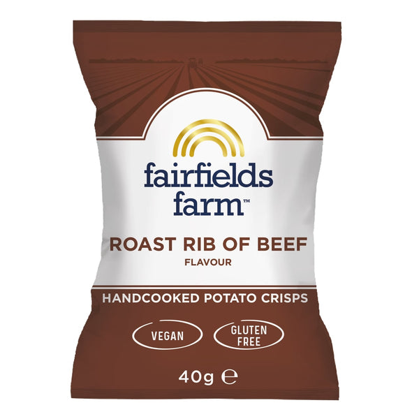 Fairfields Roast Rib Of Beef Crisps (36x40g)