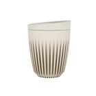 Huskee Reusable Coffee Cup + Lid - 8oz, 12oz (Natural, Black)