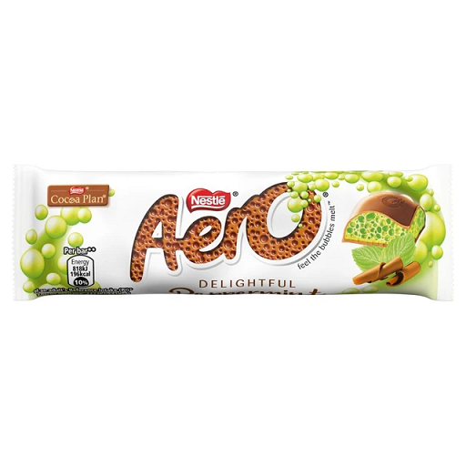 Nestlé Aero Mint Milk Chocolate Bar - Medium Size (24x36g)