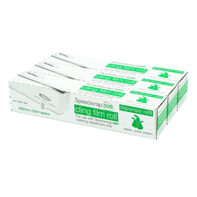 PROWRAP Speedwrap Cling Film Refill Professional 300mm x 300m (3x rolls)