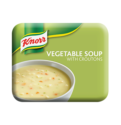 Klix Cup - Knorr Vegetable Soup + Croutons (20x20)