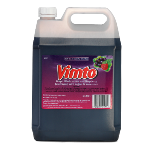 Vimto Syrup - seriously mixed up fruit syrup (5L)