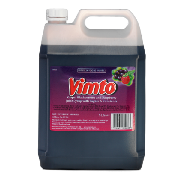 Vimto Syrup - seriously mixed up fruit syrup (5L)