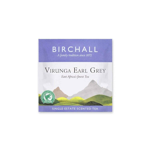 Birchall Virunga Earl Grey Tea - Enveloped Prism Bags (1x20)
