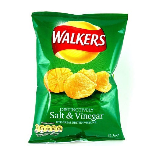 Walkers Salt & Vinegar Crisps (32x32.5g)