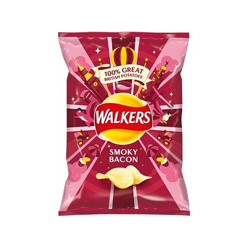 Walkers Smoky Bacon Crisps (32x32.5g)