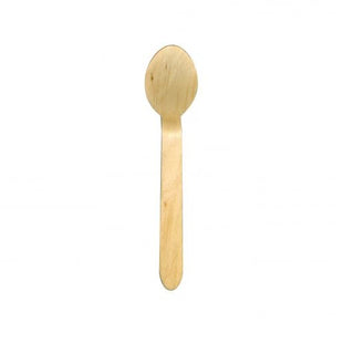 Disposable Wooden Teaspoon (100x)