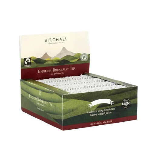 Birchall English Breakfast Tea Bags - Tagged (1x100)