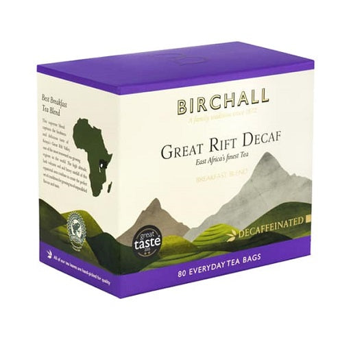 Birchall Great Rift Decaffeinated Everyday Tea Bags (1x80)