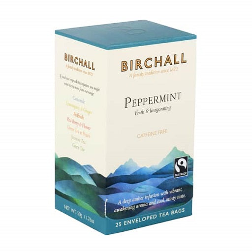 Birchall Peppermint Tea Bags - Enveloped (1x25)