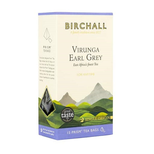 Birchall Virunga Earl Grey Tea - Prism Bags (1x15)