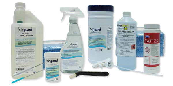 Bioguard Hygiene - Kofekleen Fresh Milk B2C M/C Sanitising Kit